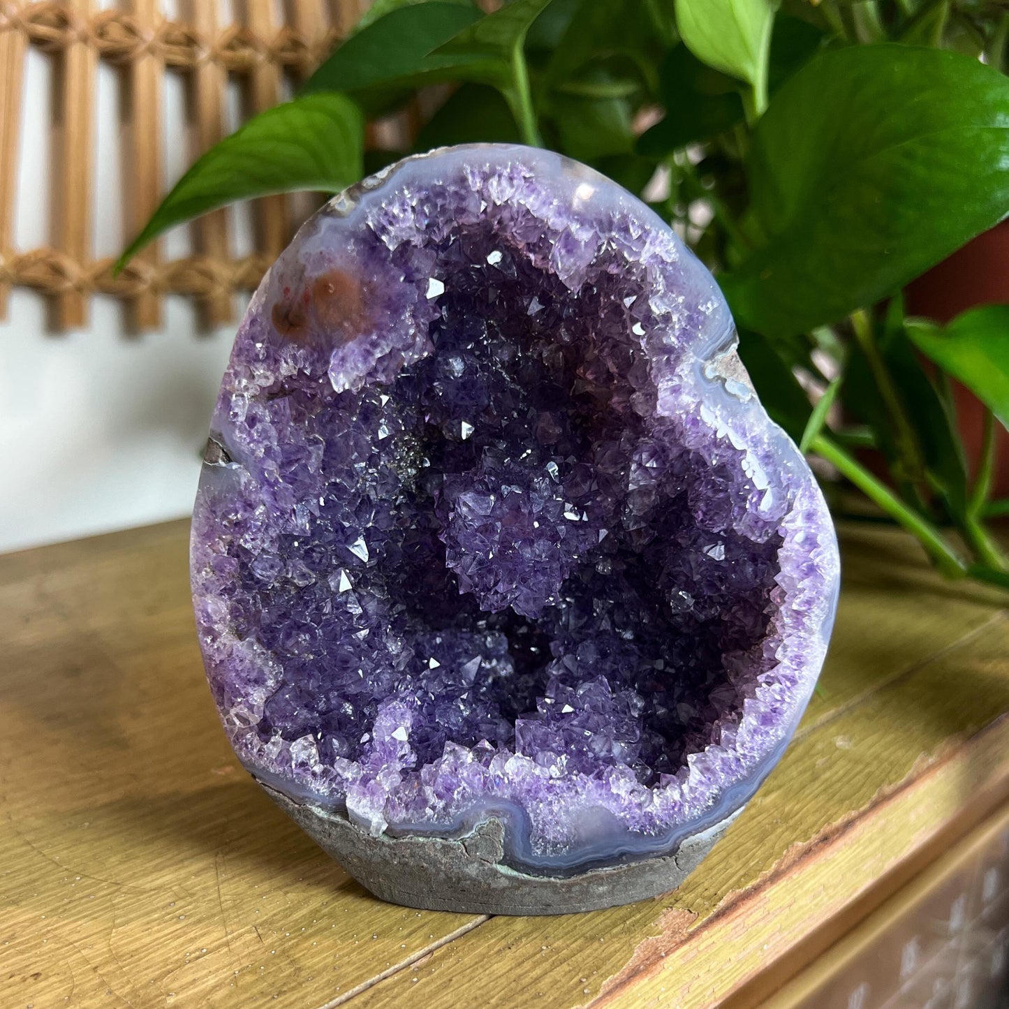Druzy Amethyst Agate Cave