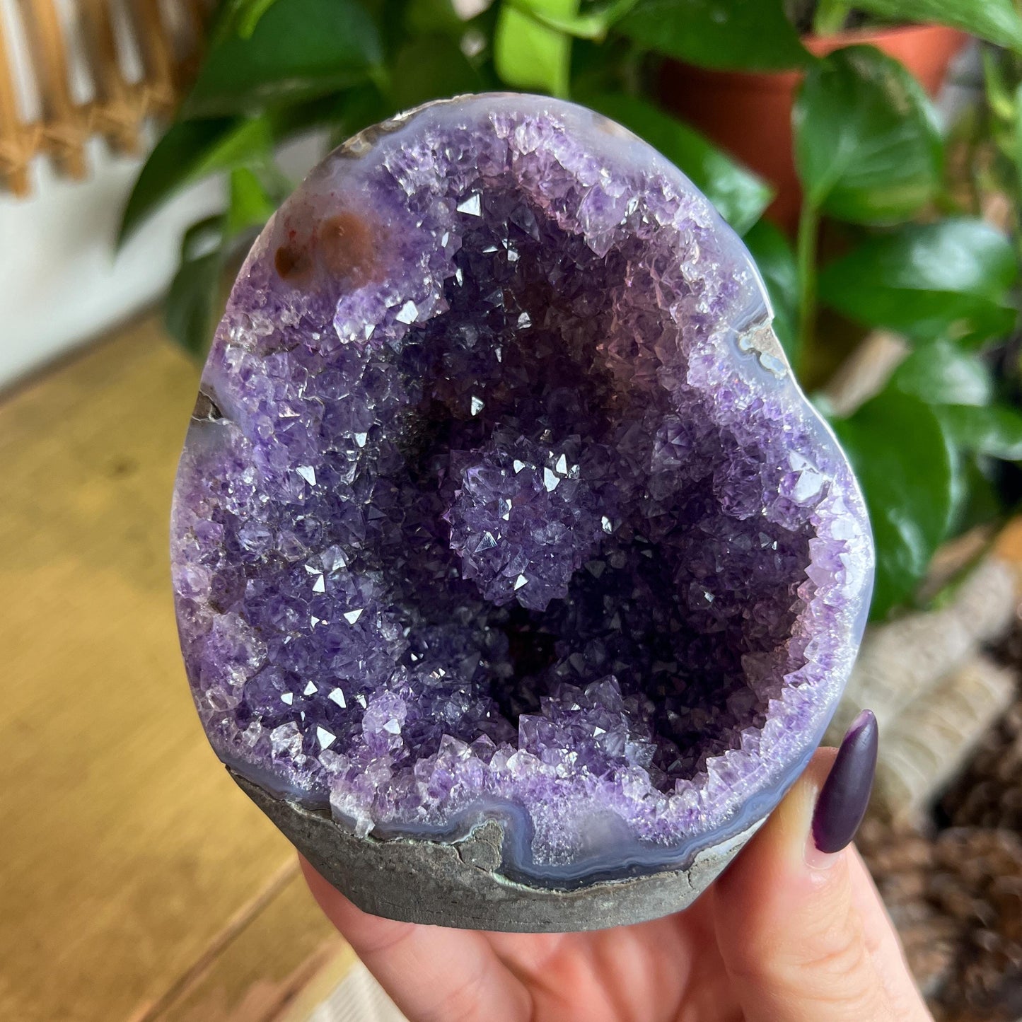 Druzy Amethyst Agate Cave