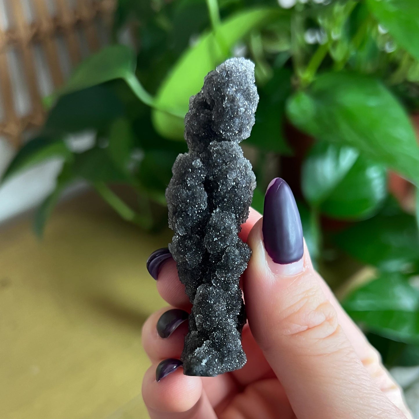 Black Amethyst Stalactite
