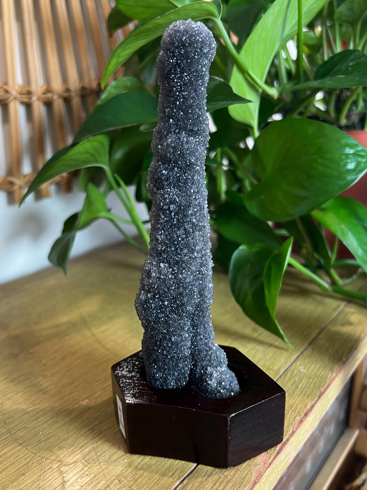 Black Amethyst Stalactite
