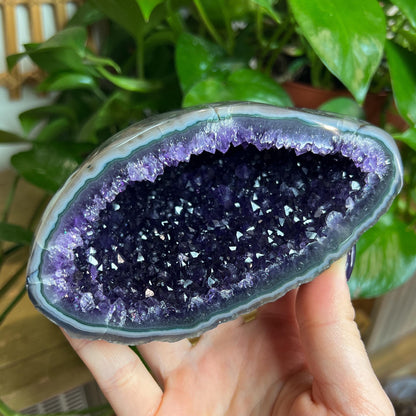 Druzy Amethyst Agate Cave
