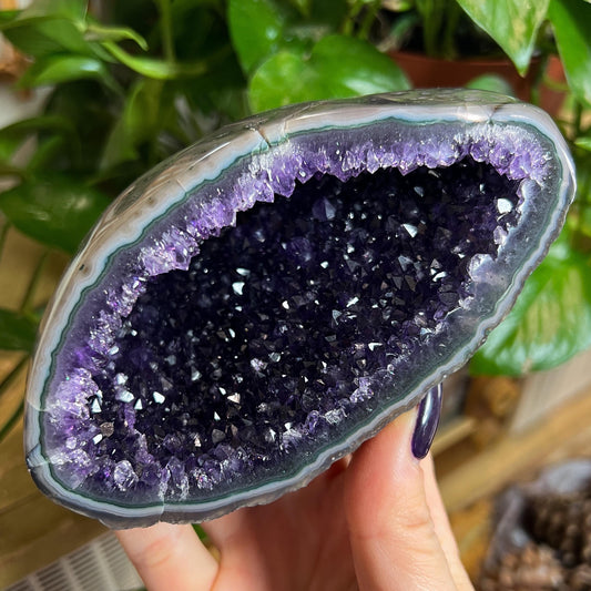 Druzy Amethyst Agate Cave