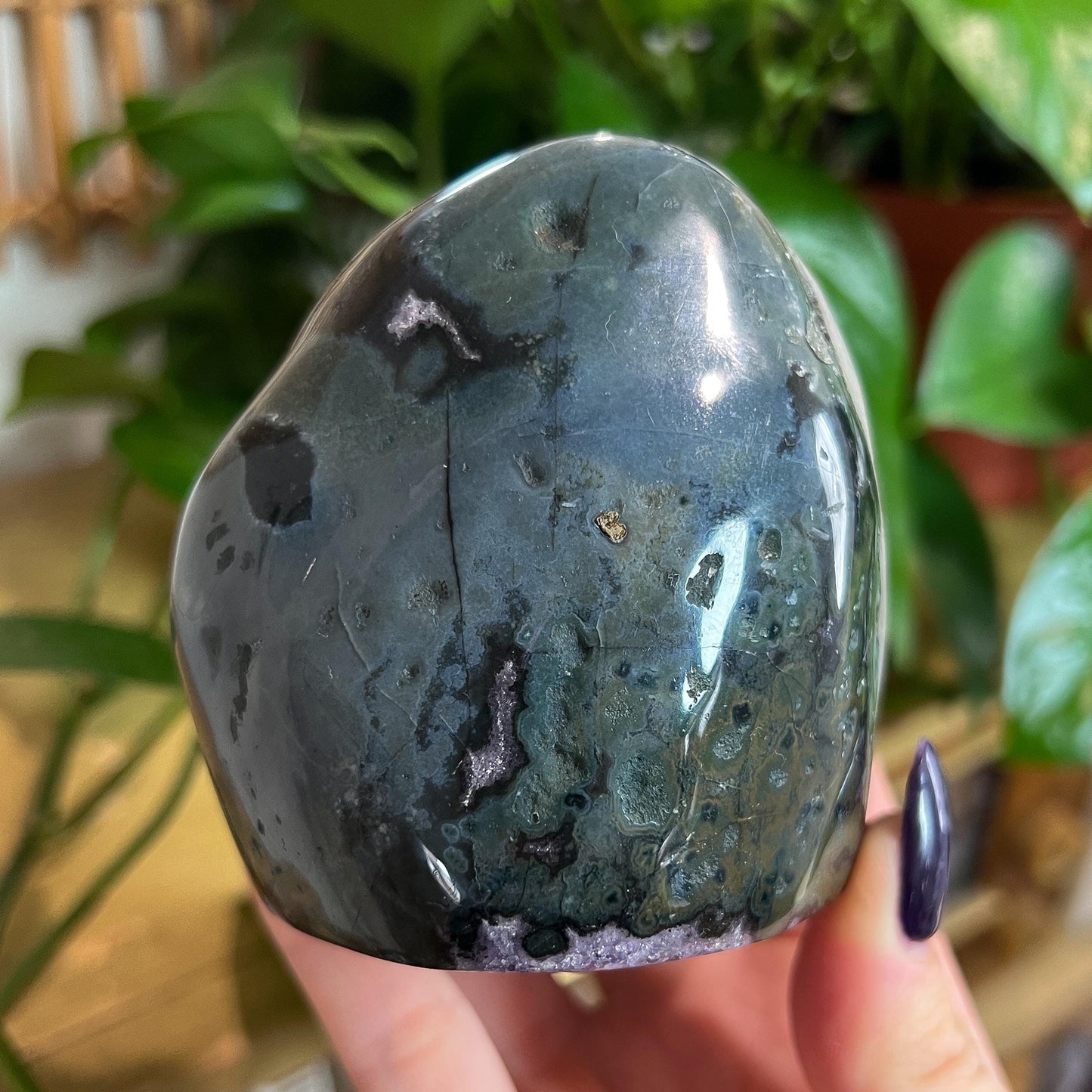 Amethyst Agate Nodule