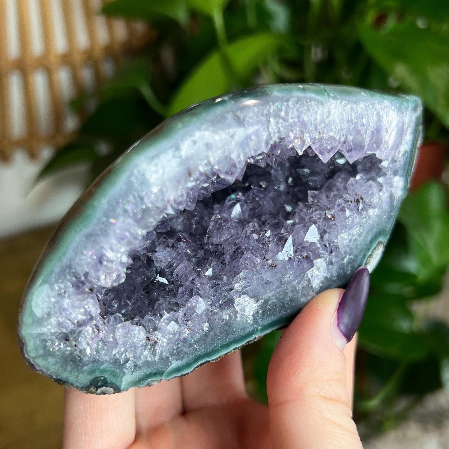 Druzy Amethyst Agate Cave