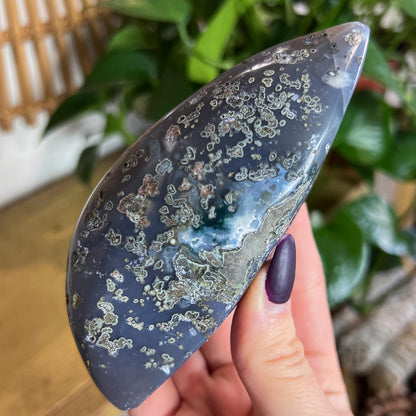 Black Galaxy Amethyst Geode