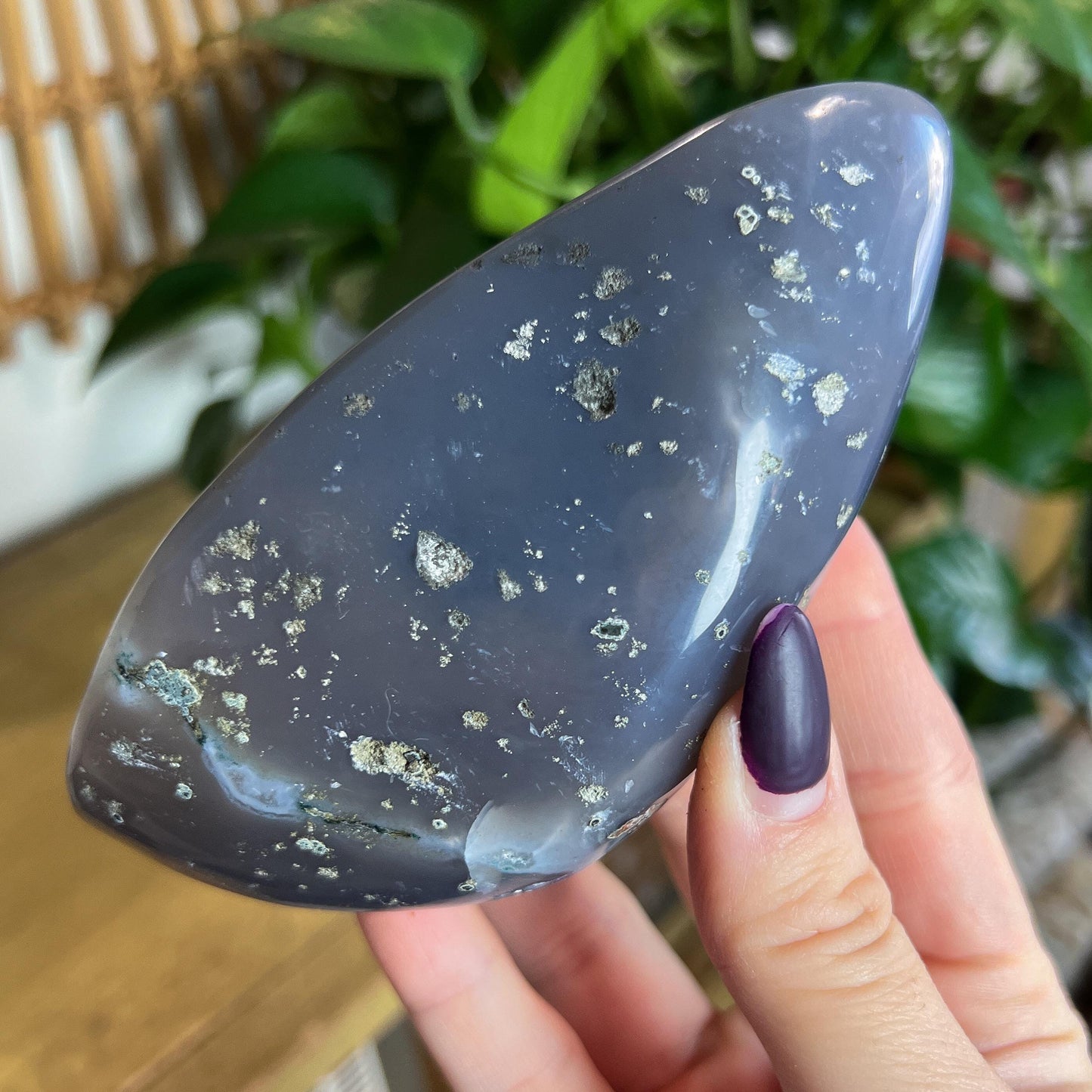 Black Galaxy Amethyst Geode