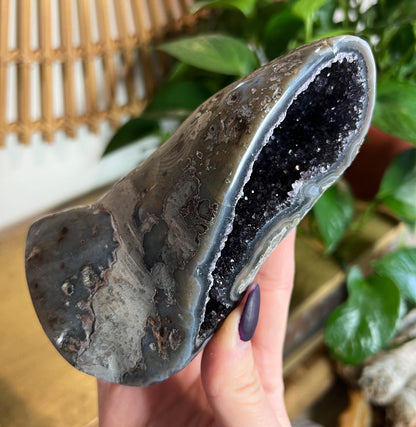 Black Galaxy Amethyst Cave