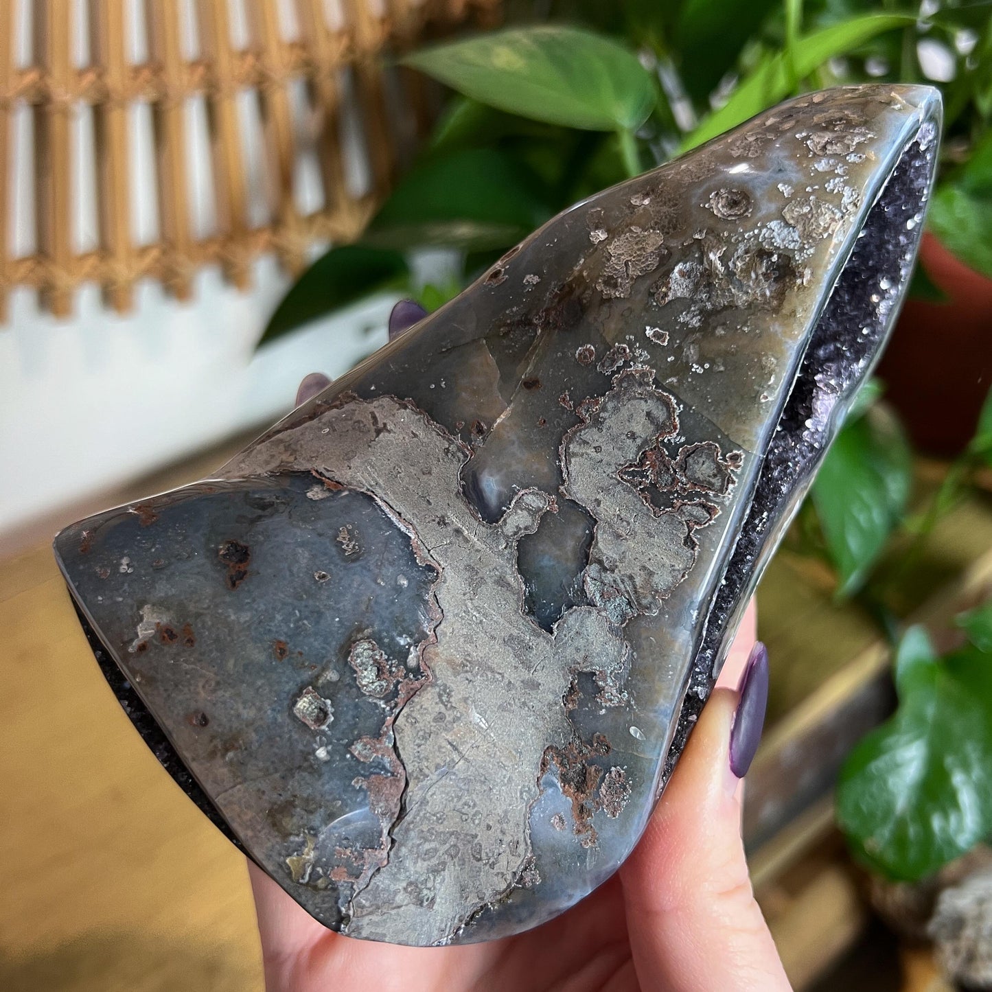 Black Galaxy Amethyst Cave