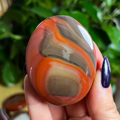 Red Sardonyx Palm Stones