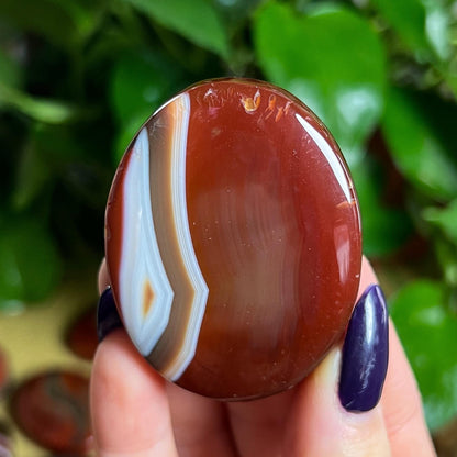 Red Sardonyx Palm Stones