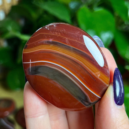 Red Sardonyx Palm Stones