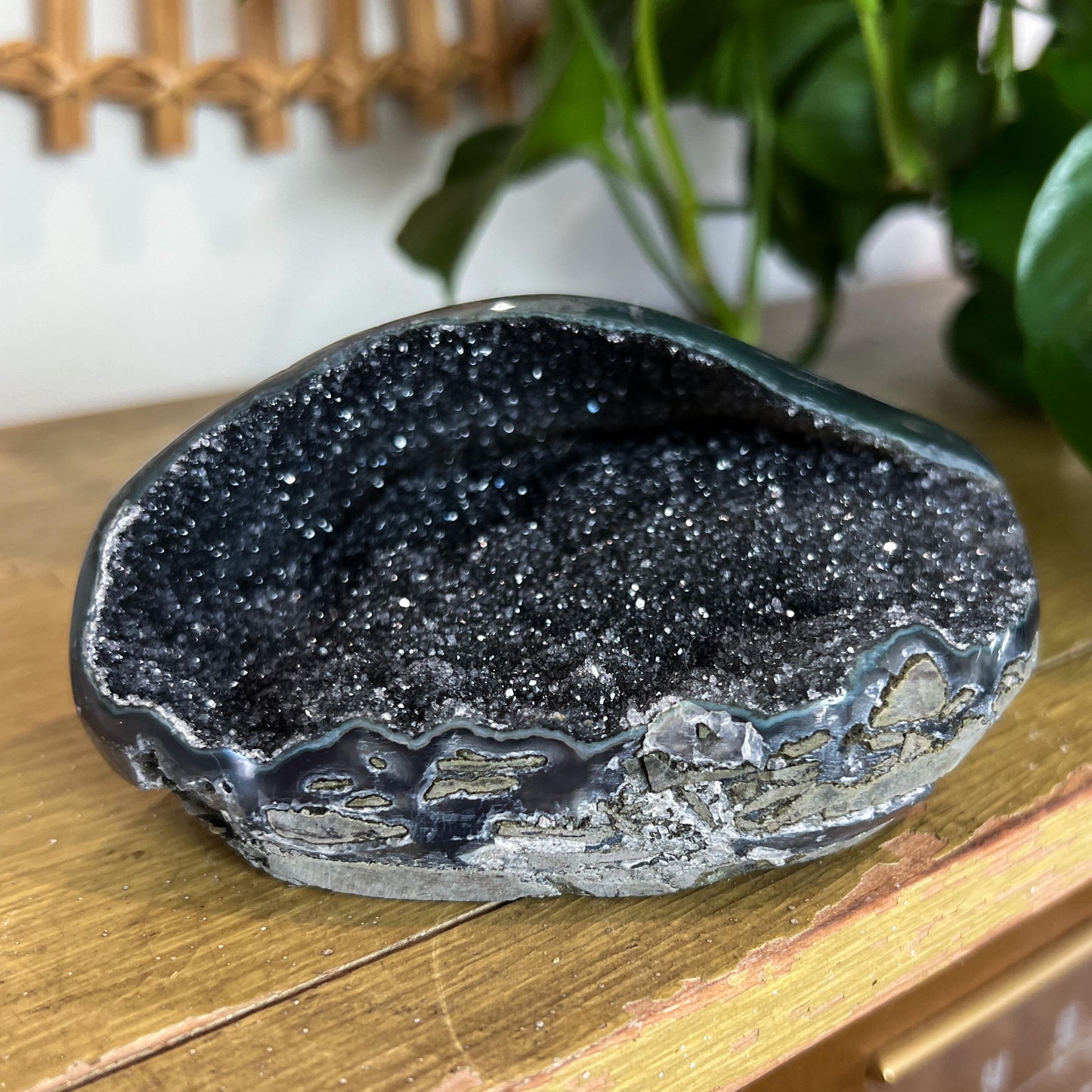 Black Galaxy Amethyst Cave