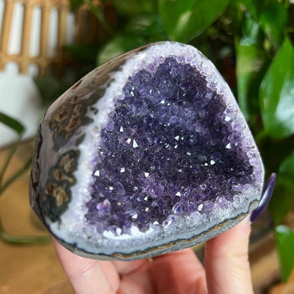 Druzy Amethyst Agate Cave