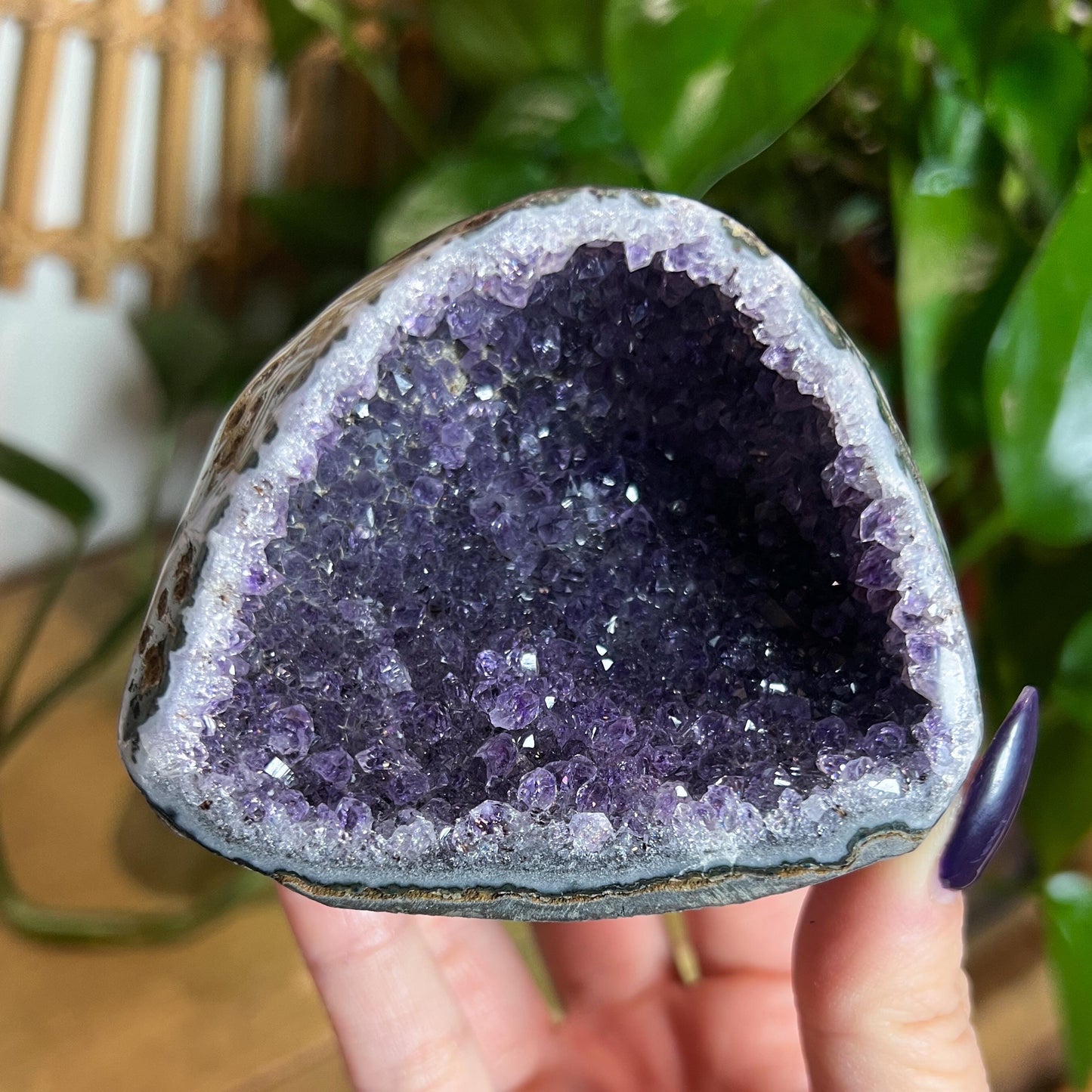 Druzy Amethyst Agate Cave