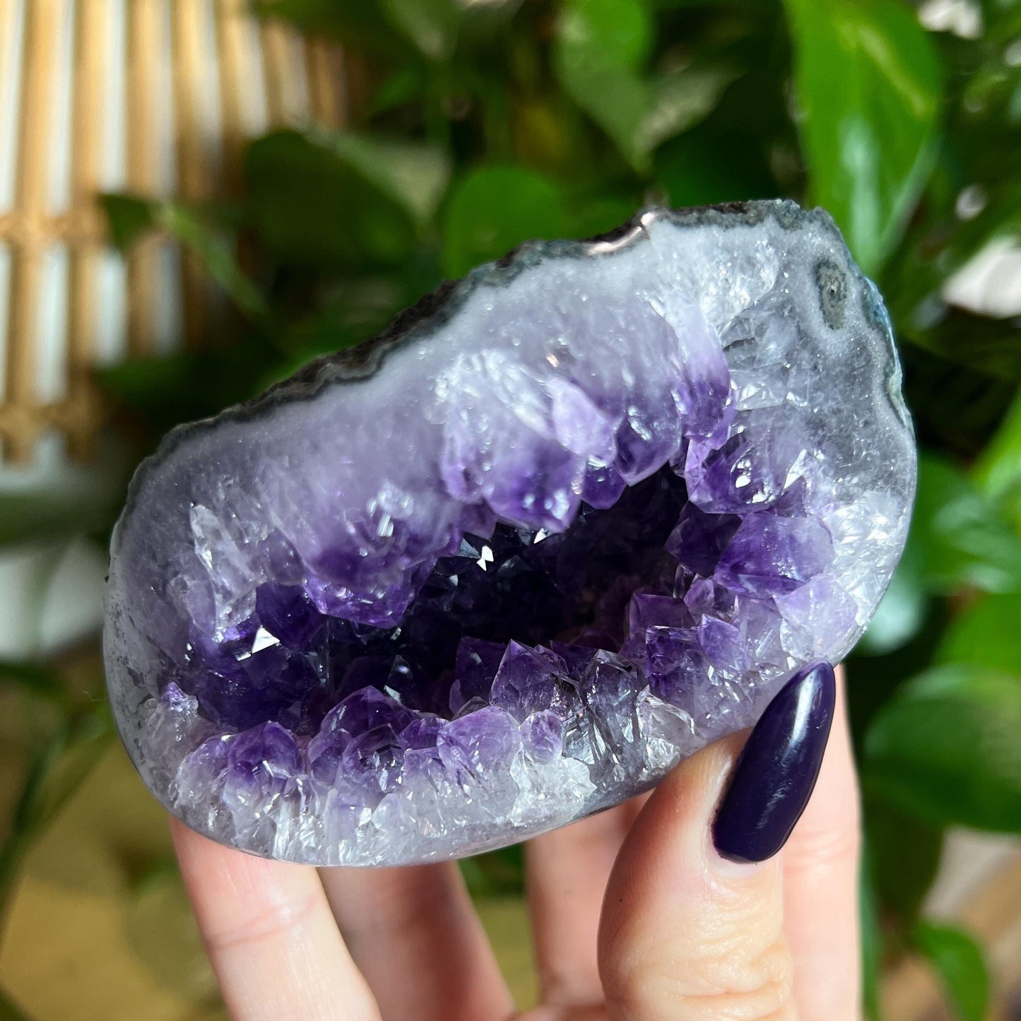 Druzy Amethyst Agate Cave