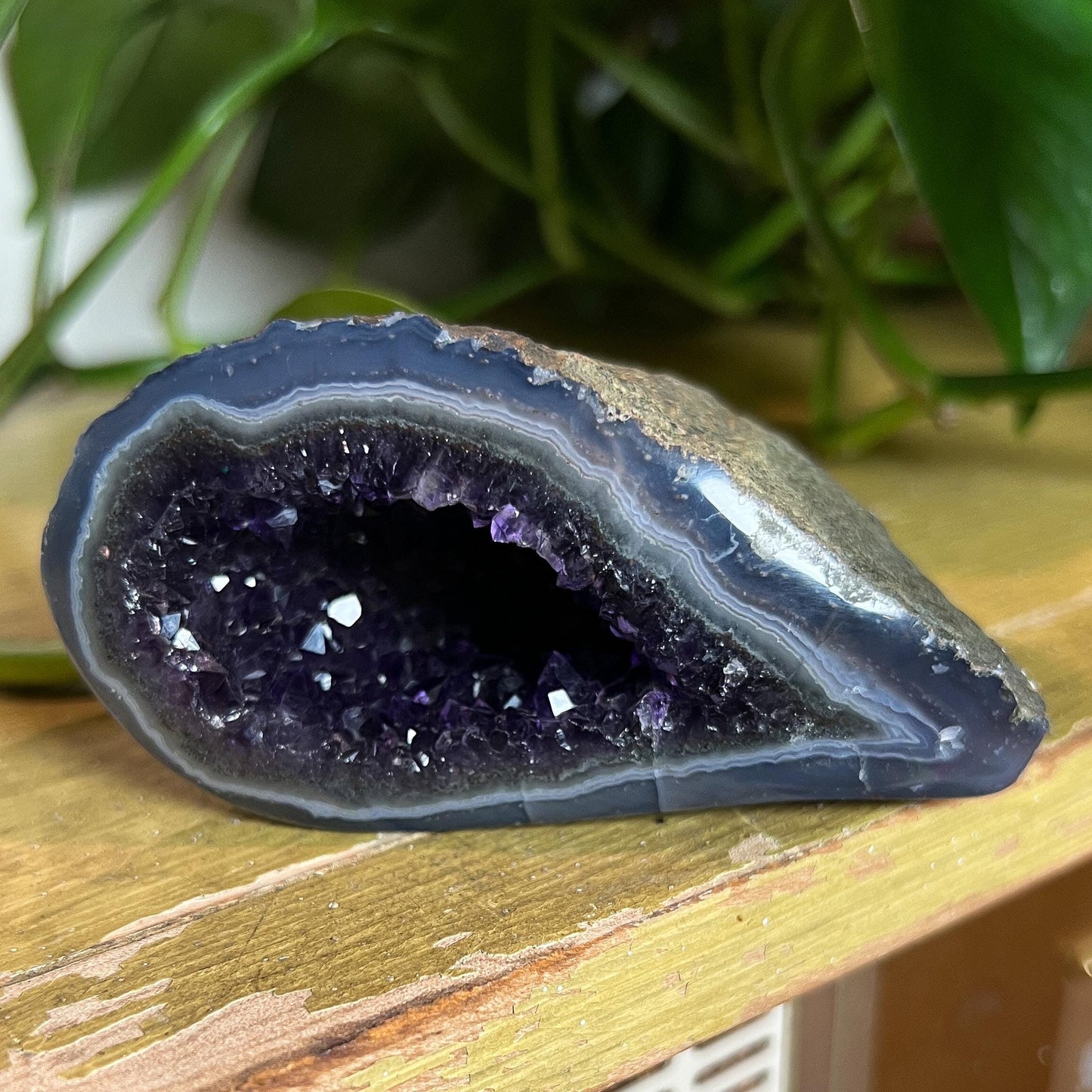 Druzy Amethyst Agate Cave