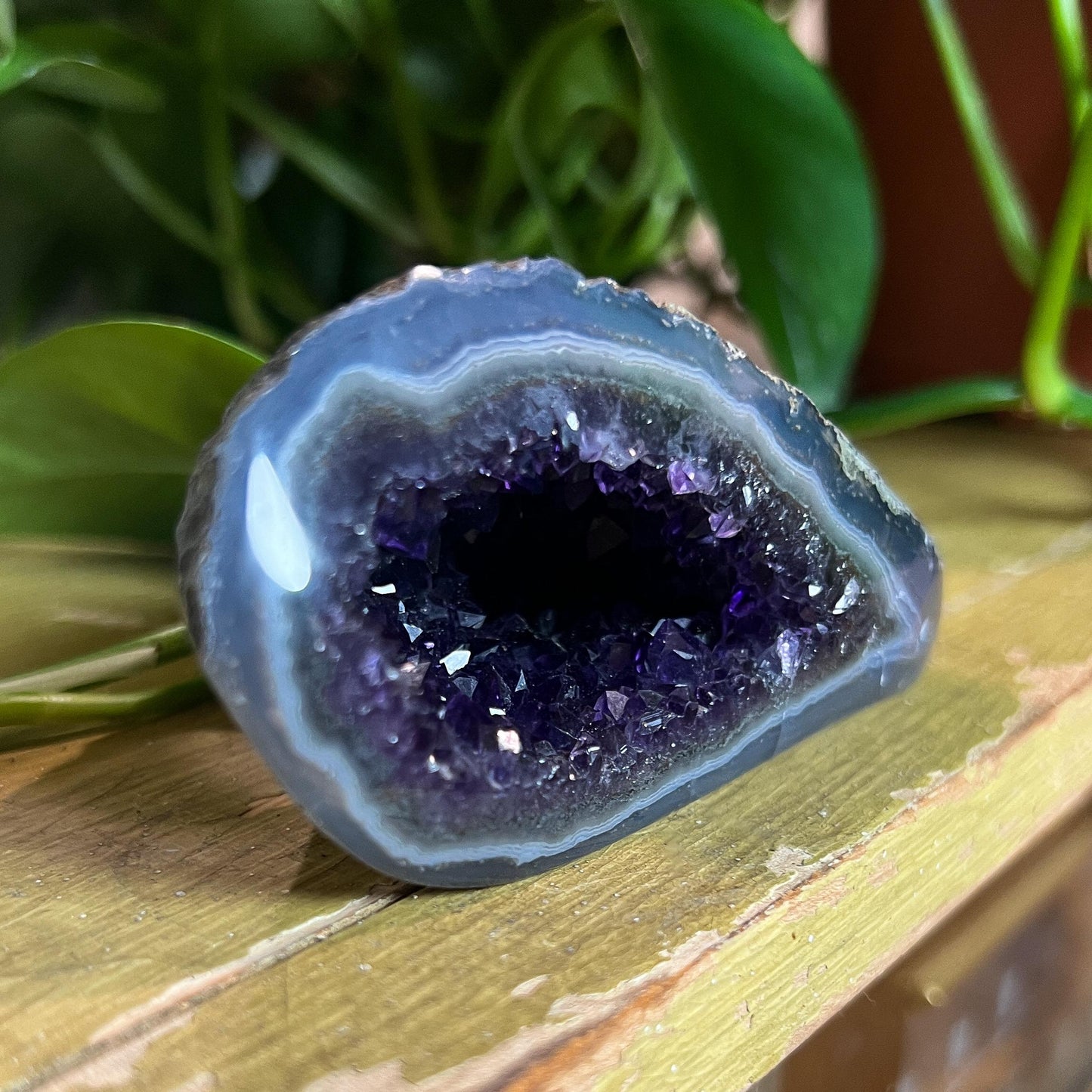 Druzy Amethyst Agate Cave