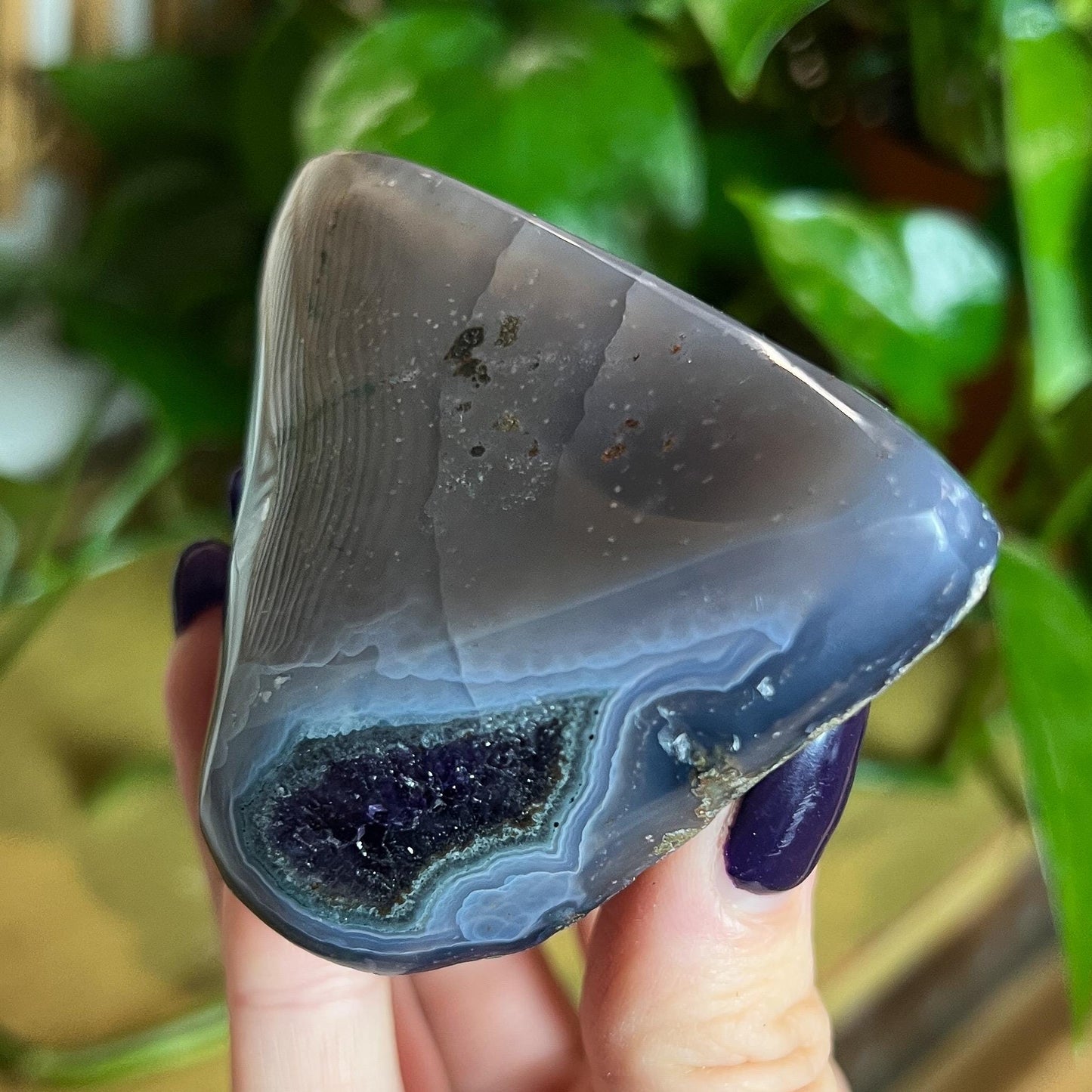 Druzy Amethyst Agate Cave