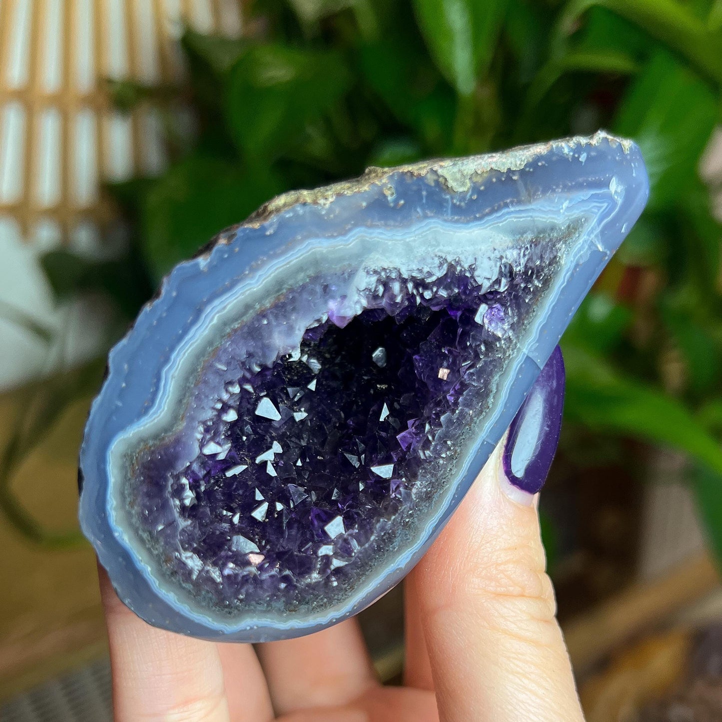 Druzy Amethyst Agate Cave