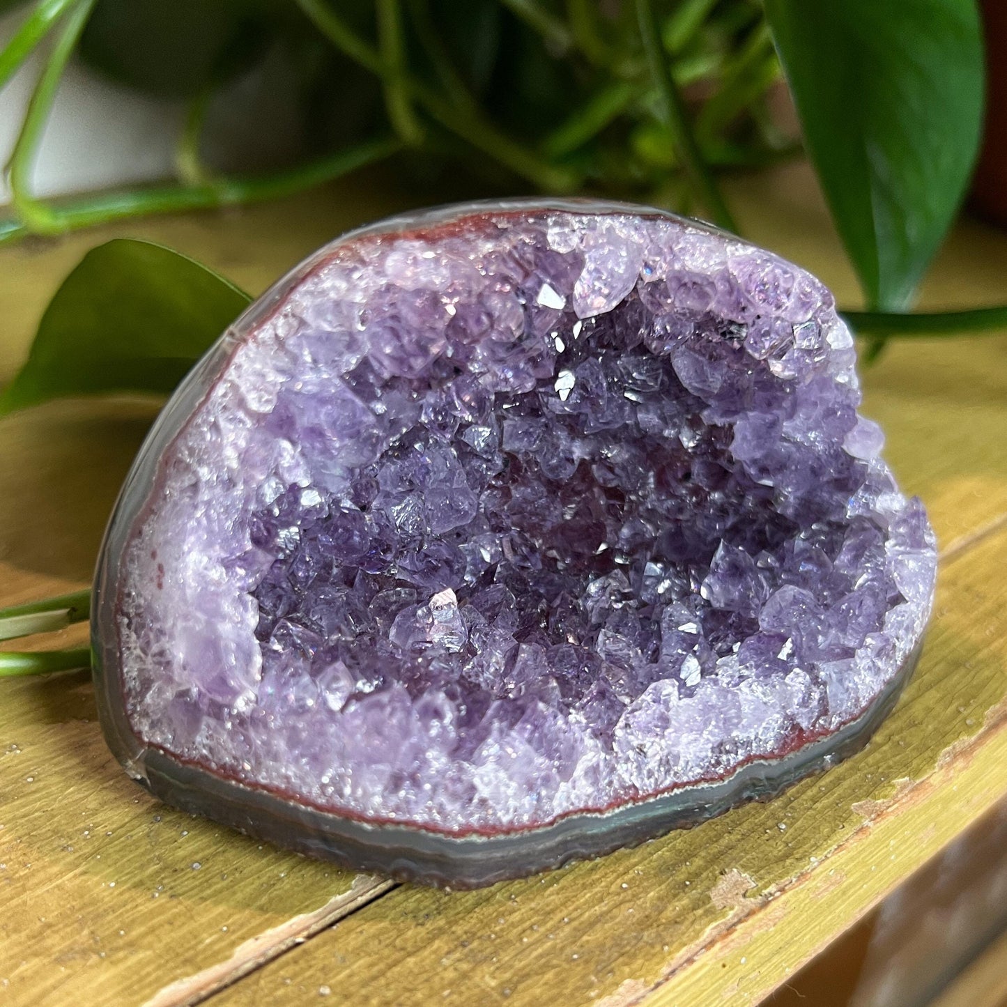 Druzy Amethyst Agate Cave