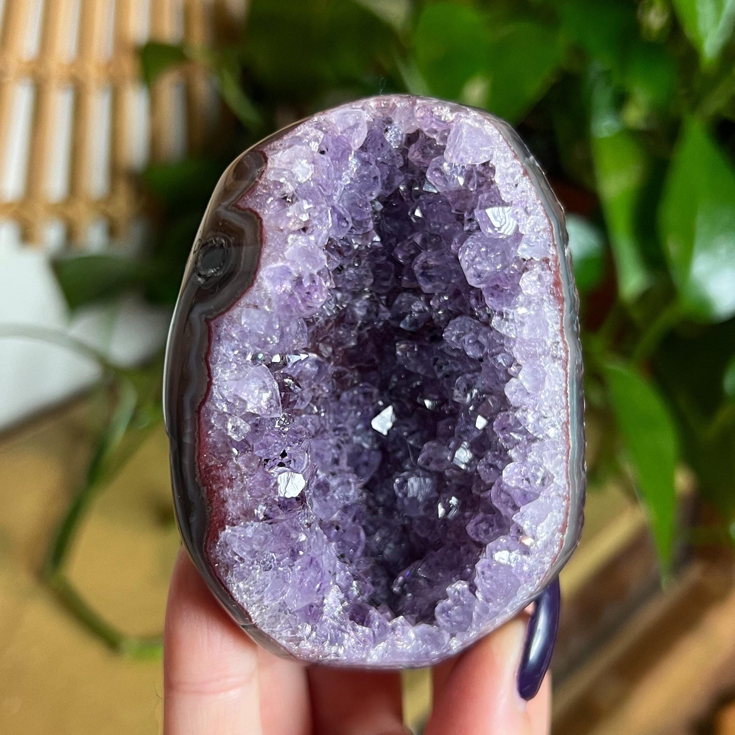 Druzy Amethyst Agate Cave