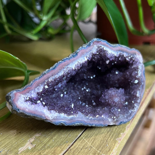 Druzy Amethyst Agate Cave