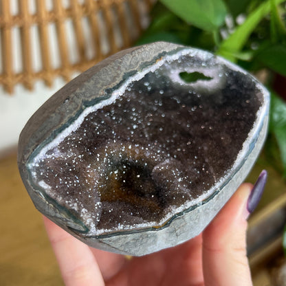 Rainbow Amethyst Geode Cave
