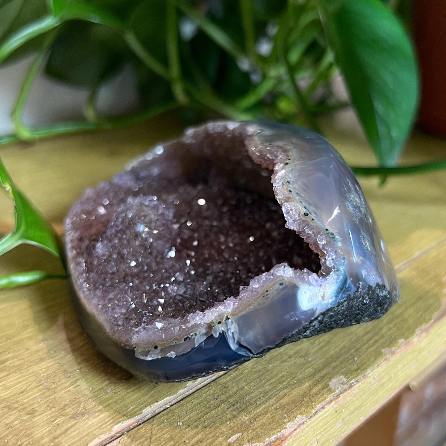Druzy Amethyst Agate Cave