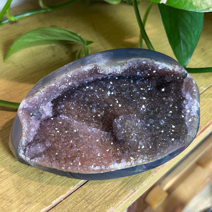 Druzy Amethyst Agate Cave