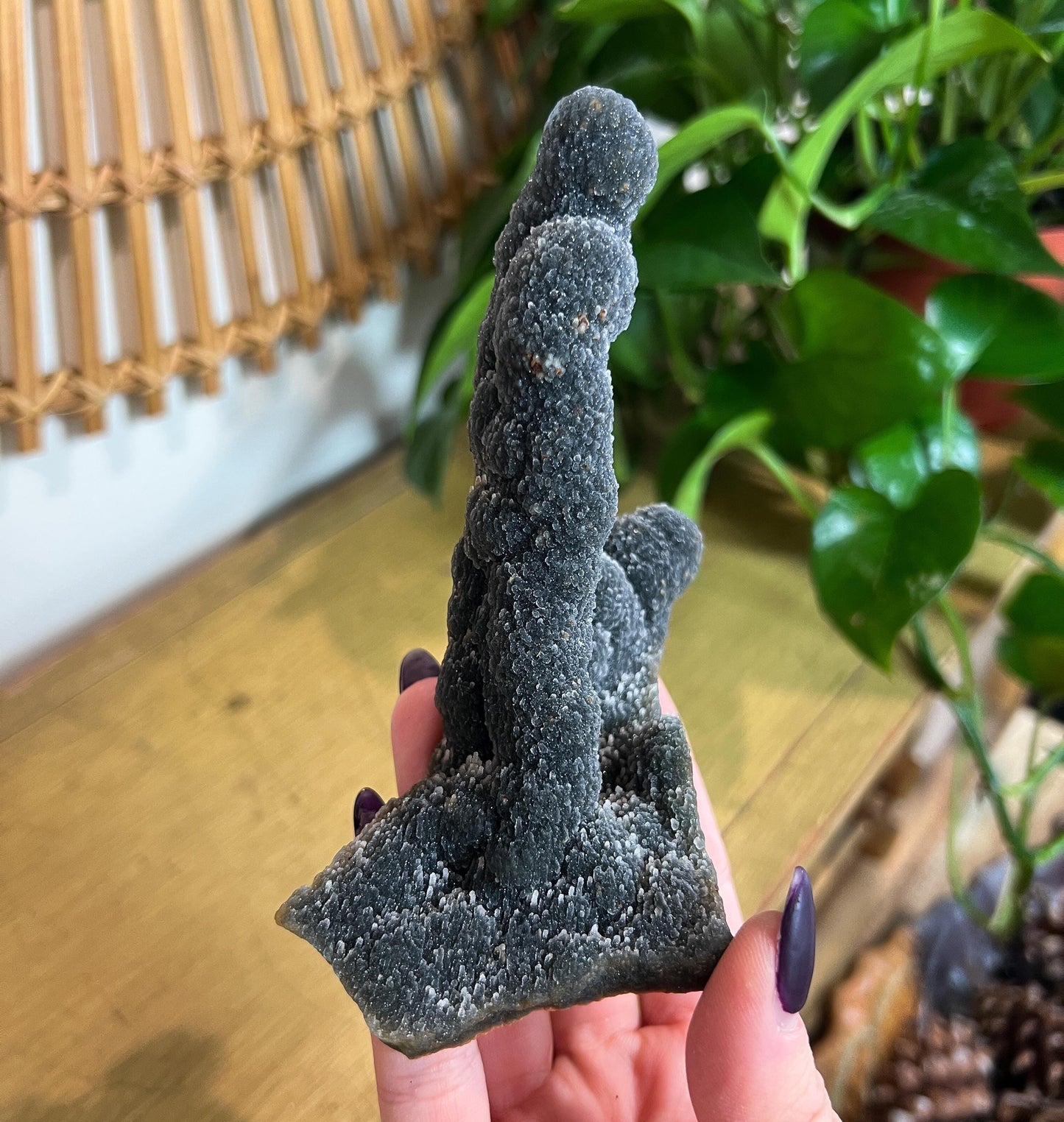 Black Amethyst Stalactite