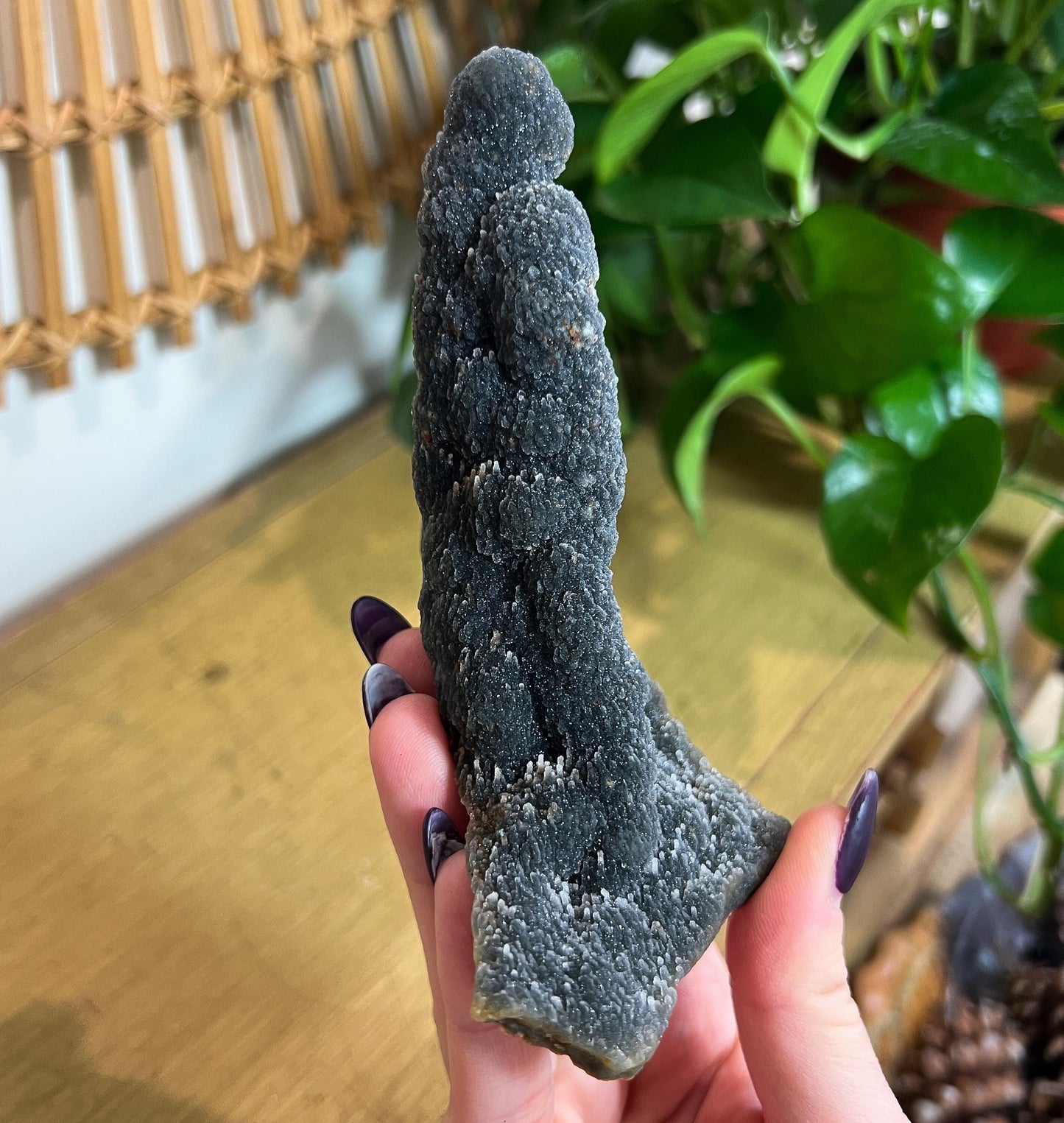 Black Amethyst Stalactite