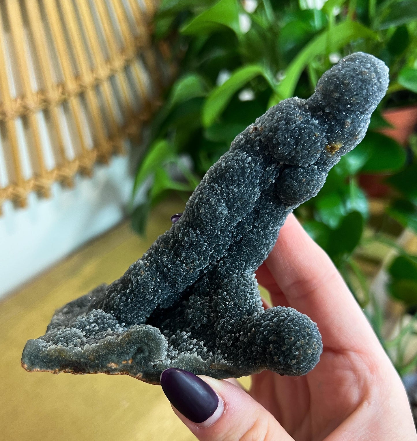 Black Amethyst Stalactite