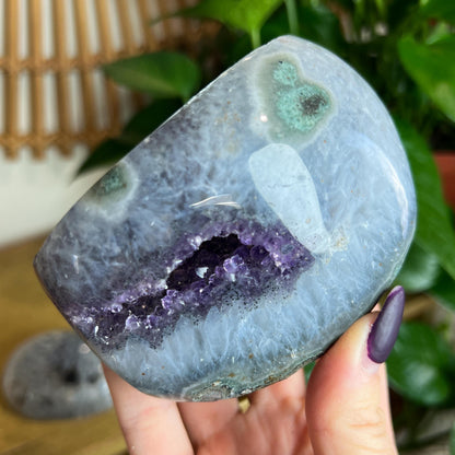 Amethyst Geode Halves