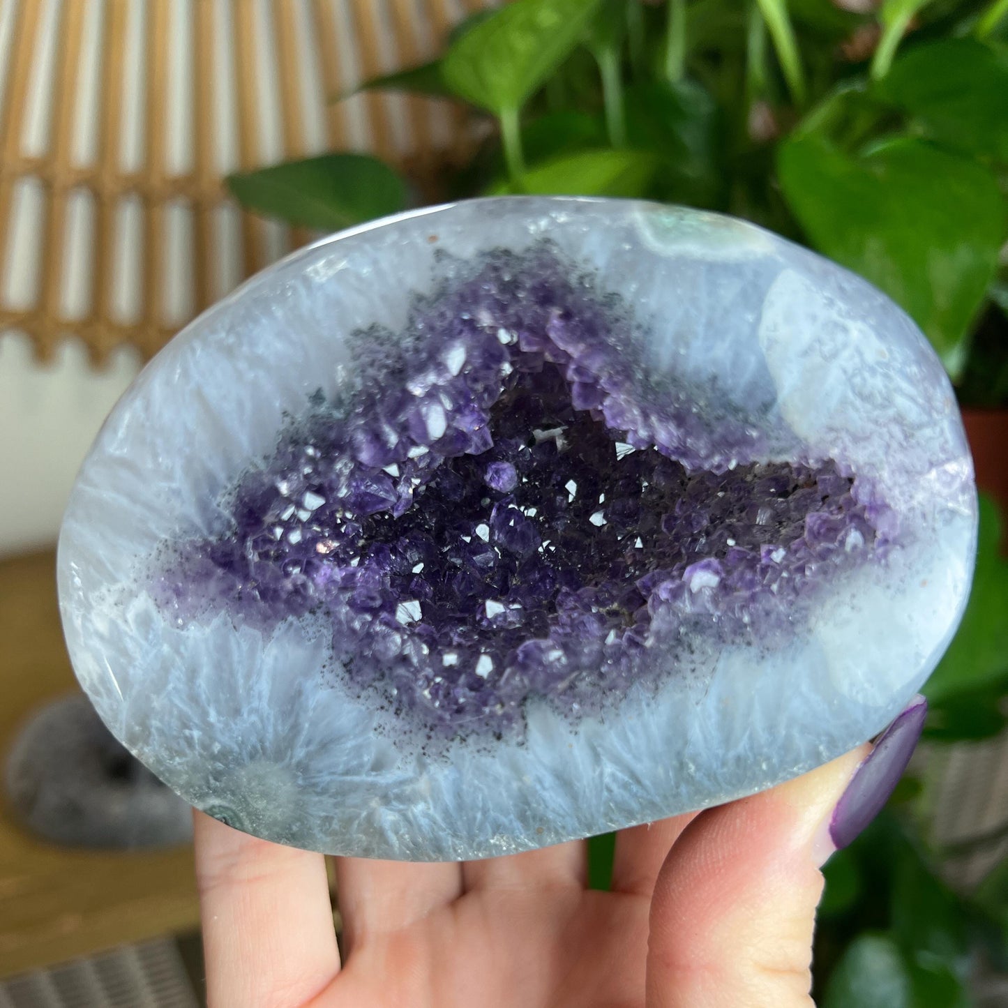 Amethyst Geode Halves
