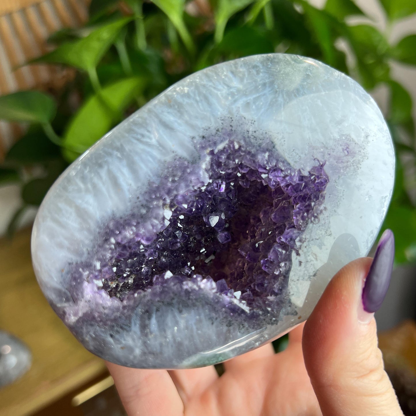 Amethyst Geode Halves
