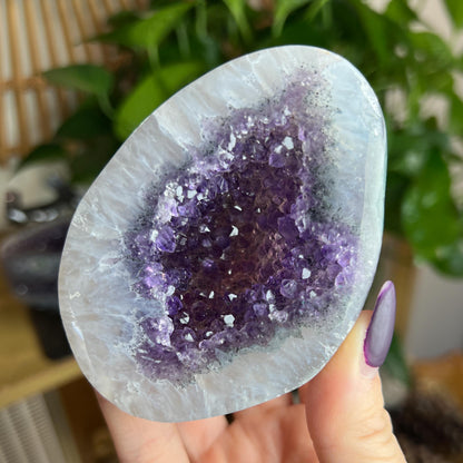 Amethyst Geode Halves