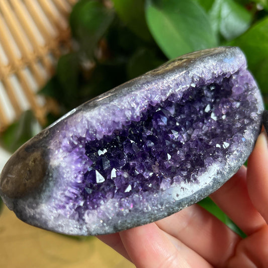 Druzy Amethyst Agate Cave