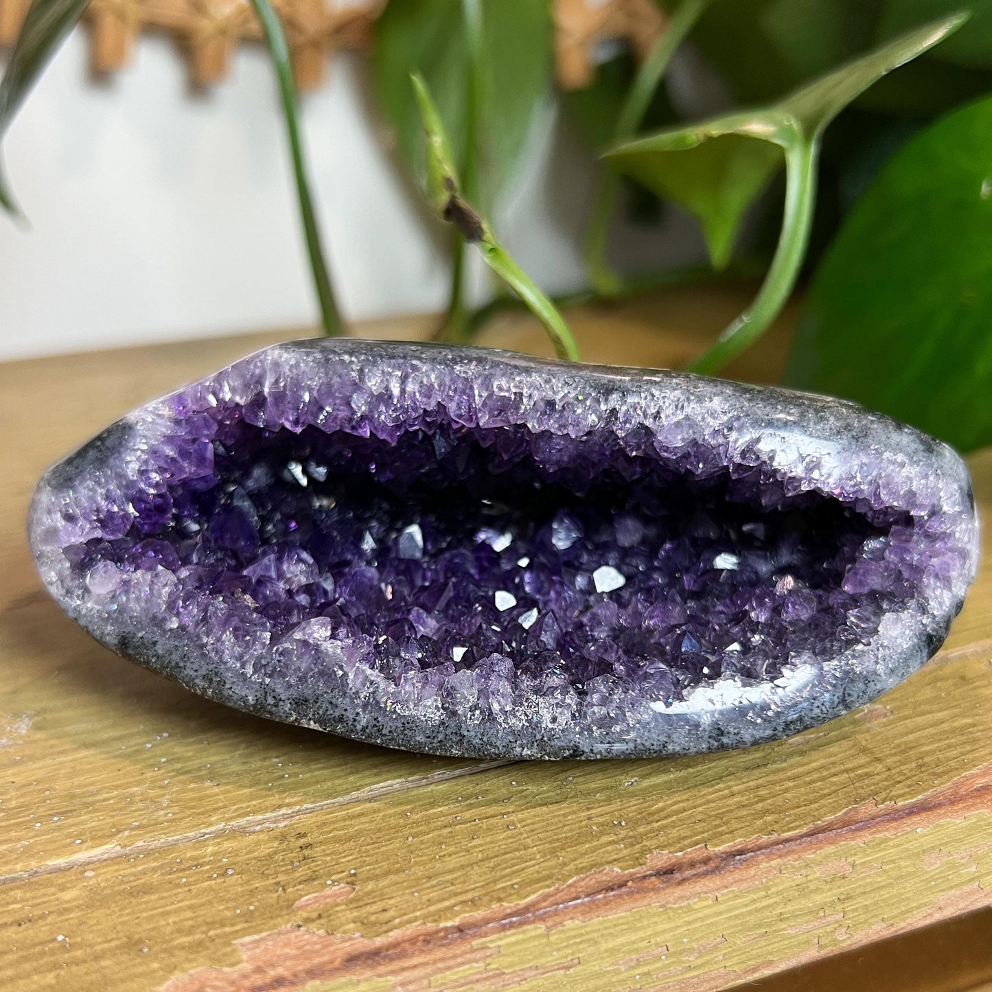 Druzy Amethyst Agate Cave