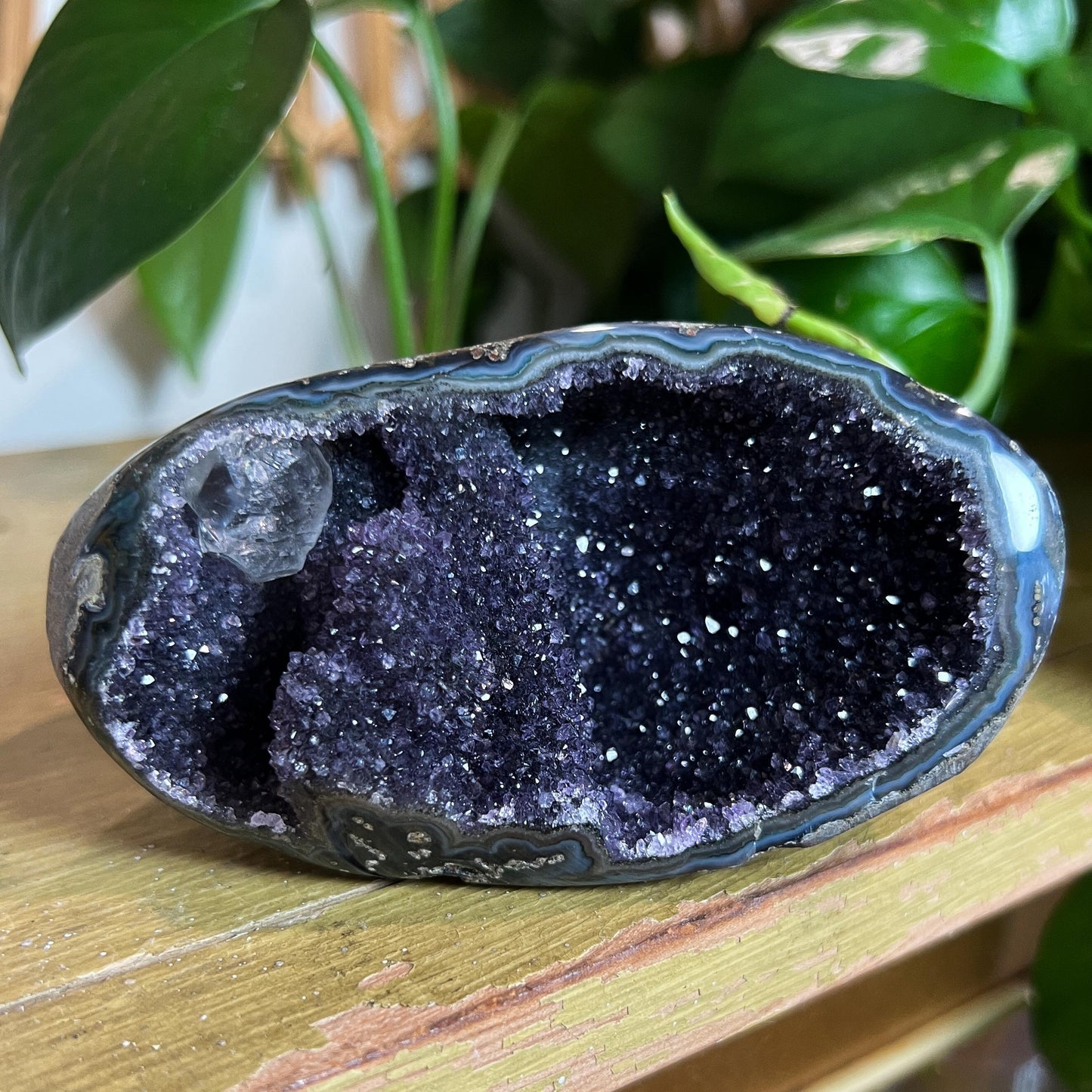 Druzy Amethyst Agate Cave