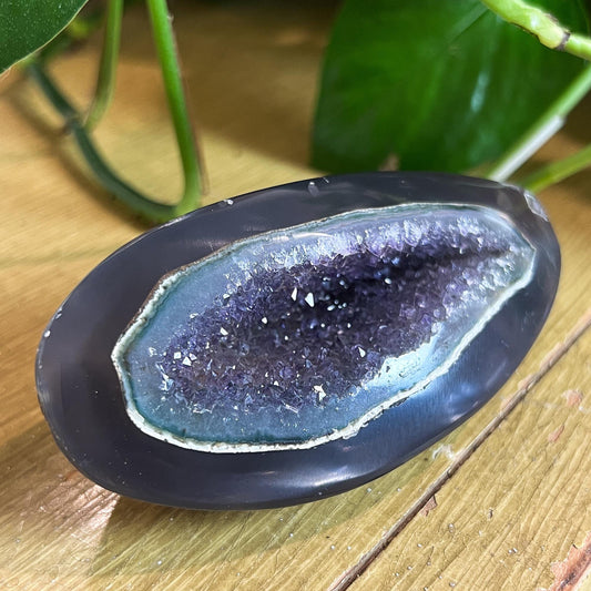 Druzy Amethyst Agate Cave