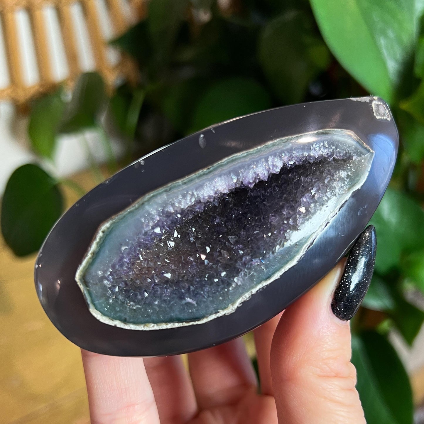 Druzy Amethyst Agate Cave