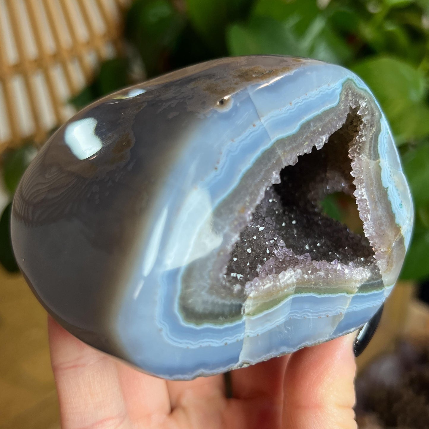 Druzy Amethyst Agate Cave