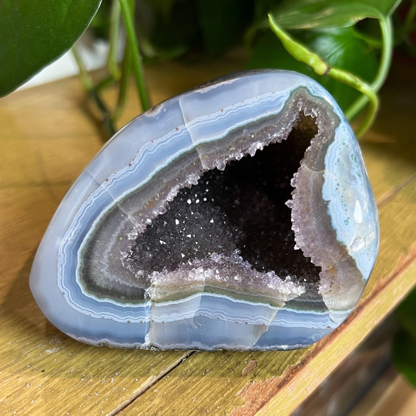 Druzy Amethyst Agate Cave