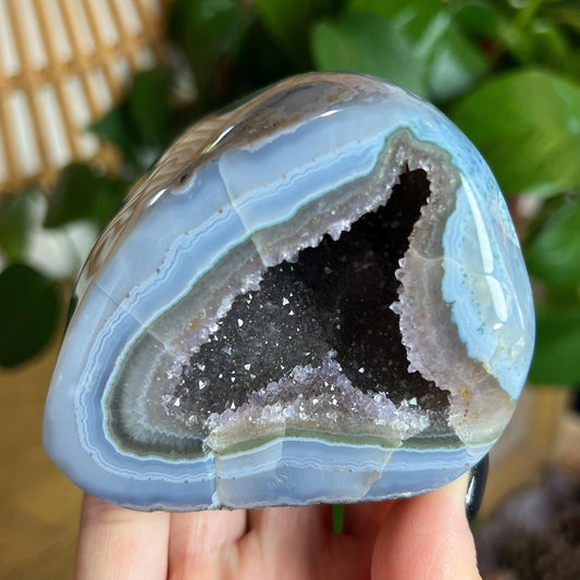 Druzy Amethyst Agate Cave