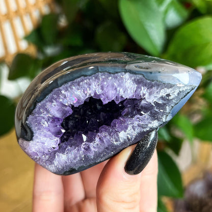 Druzy Amethyst Agate Cave