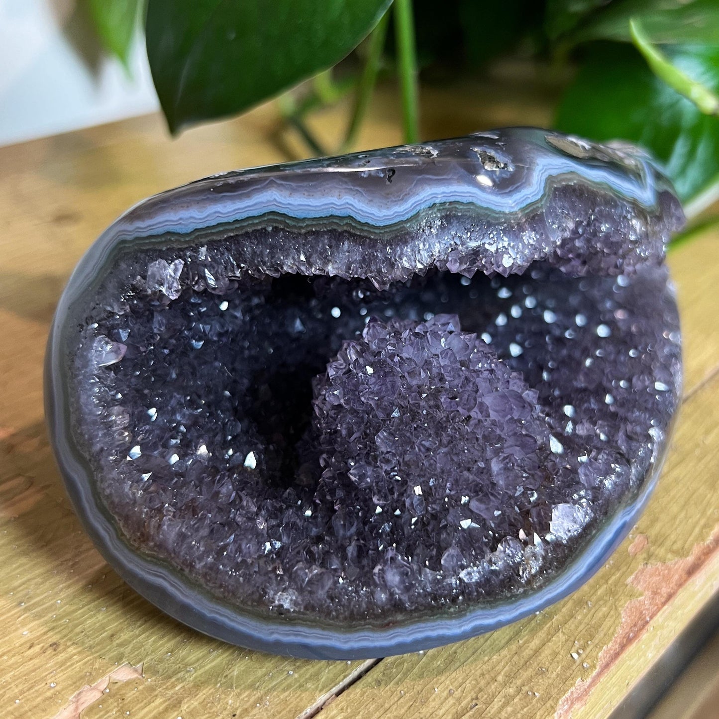Druzy Amethyst Agate Cave