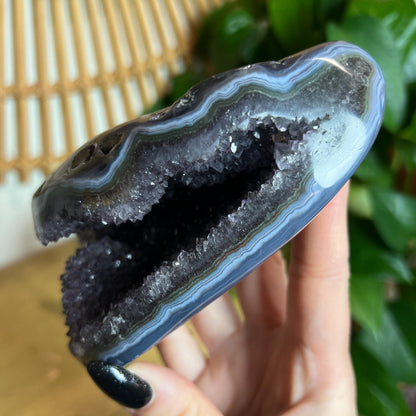 Druzy Amethyst Agate Cave