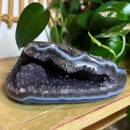 Druzy Amethyst Agate Cave