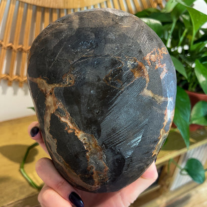 Black Amethyst 4lb Calcite Geode