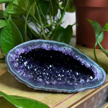 Druzy Amethyst Agate Cave
